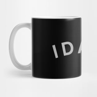 Idaho Typography Mug